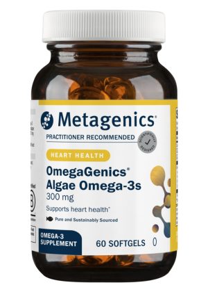 Metagenics OmegaGenics(R) EPA-DHA 300 Algae -- omega-3 fatty acids, vegetarian source.