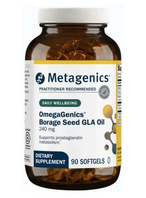 Metagenics OmegaGenics(R) Borage Seed GLA 240 -- gamma-linolenic acid, borage seed oil.