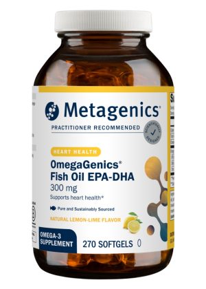 Metagenics OmegaGenics(R) Fish Oil EPA-DHA 300 mg -- omega-3 fatty acids, heart health.