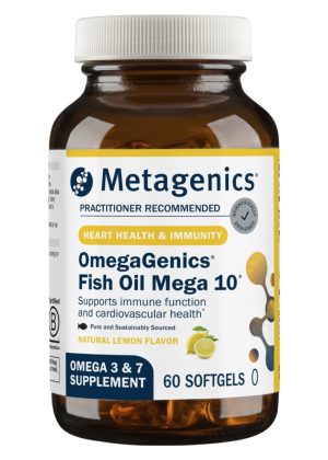Metagenics OmegaGenics(R) Mega 10(R) Fish Oil -- omega-3 fatty acids, heart health.