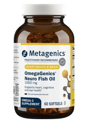 Metagenics OmegaGenics Neuro 1000 Fish Oil -- fish oil, omega-3