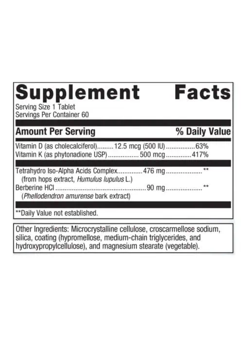 Metagenics Ostera(R) -- bone health, vitamins D and K. - Back