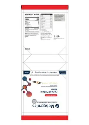 Metagenics Perfect Protein(R) Whey, Vanilla -- protein supplement, whey protein. - Back