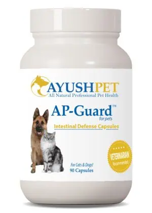Ayush Herbs Pet AP-Guard(TM) - Parasite & Digestion Defense, gastrointestinal wellness.