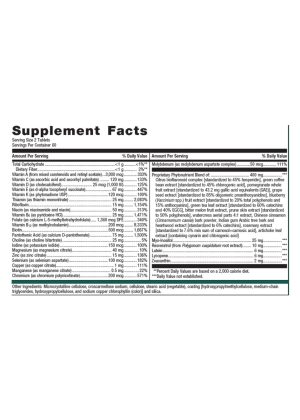 Metagenics PhytoMulti(R) Multivitamin -- multivitamin, plant-based nutrients. - Back