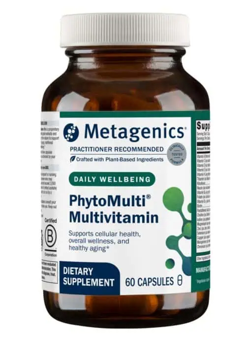 Metagenics PhytoMulti(R) Multivitamin Capsules -- multivitamin, plant-based nutrients.