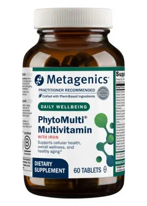 Metagenics PhytoMulti(R) Multivitamin with Iron -- multivitamin, iron support.