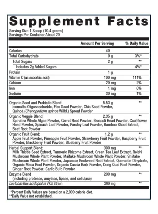 Metagenics PhytoMulti(R) Superfoods -- superfoods, daily nutrition. - Back