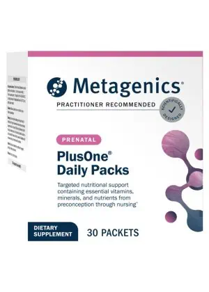 Metagenics PlusOne Daily Prenatal Packs -- prenatal vitamins, women's health.