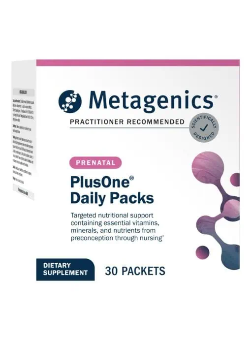 Metagenics PlusOne Daily Prenatal Packs -- prenatal vitamins, women's health.