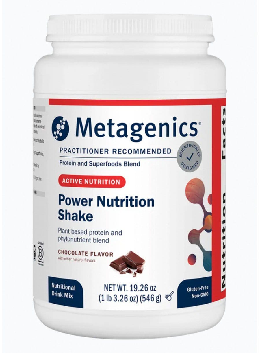 Metagenics Power Nutrition Shake, Chocolate -- nutritional shake, protein shake.