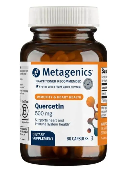 Metagenics Quercetin 500 -- antioxidant support, immune health.