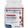 Metagenics Rapid Relief -- fast-acting relief, natural ingredients.