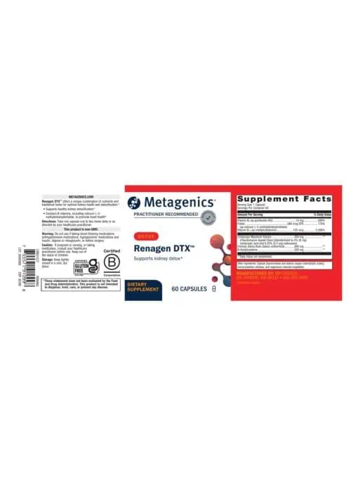 Metagenics Renagen DTX(TM) -- kidney health, detoxification support. - Back