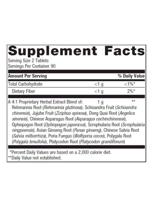 Metagenics Serenagen(R) -- herbal stress management, traditional Chinese medicine. - Back