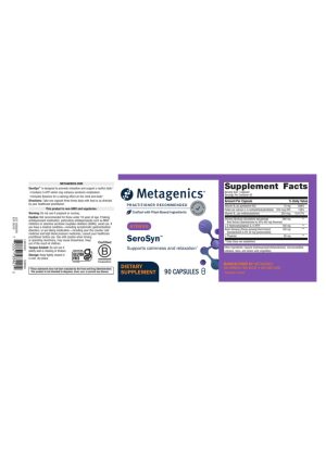 Metagenics SeroSyn(TM) -- relaxation support, calming effect. - Back