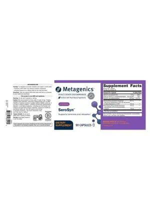 Metagenics SeroSyn(TM) -- relaxation support, calming effect. - Back