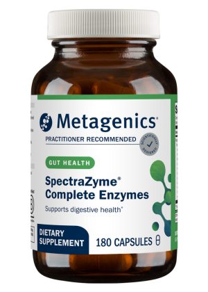 Metagenics SpectraZyme Complete Enzymes -- digestive support, enzyme blend.