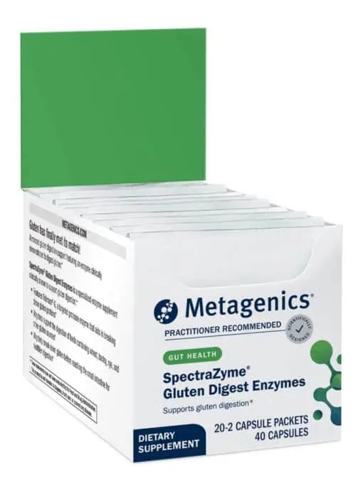 Metagenics SpectraZyme(R) Gluten Digest -- gluten digestion support, enzyme supplement.