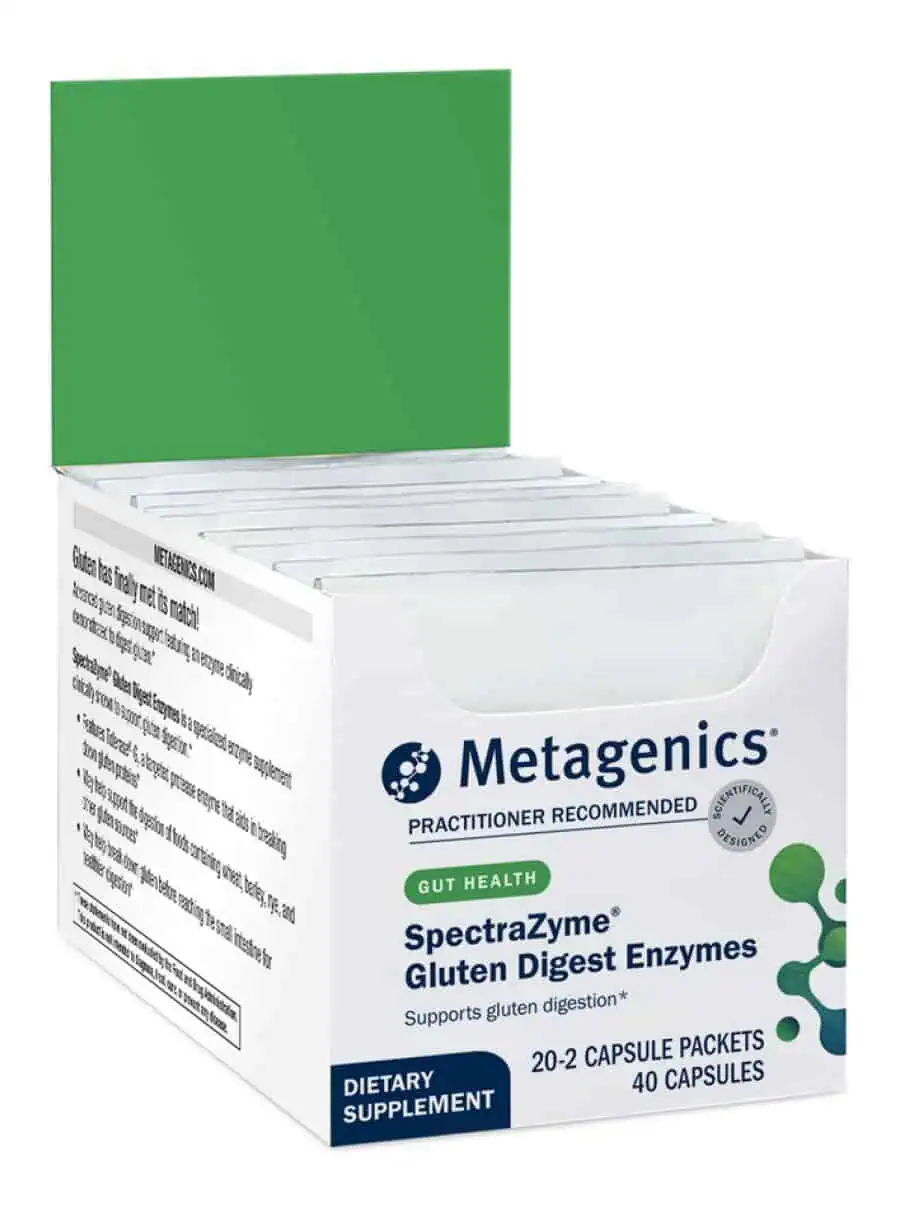 Metagenics SpectraZyme(R) Gluten Digest -- gluten digestion support, enzyme supplement.