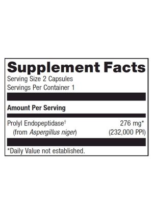 Metagenics SpectraZyme(R) Gluten Digest -- gluten digestion support, enzyme supplement. - Back