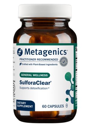 Metagenics SulforaClear(TM) -- broccoli supplement, detox support.
