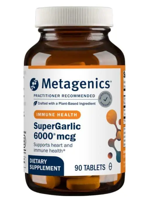 Metagenics SuperGarlic 6000(R) -- garlic supplement, heart health.