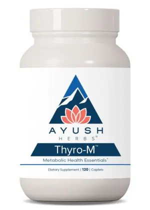 Ayush Herbs Thyro-M -- thyroid support, metabolism booster.