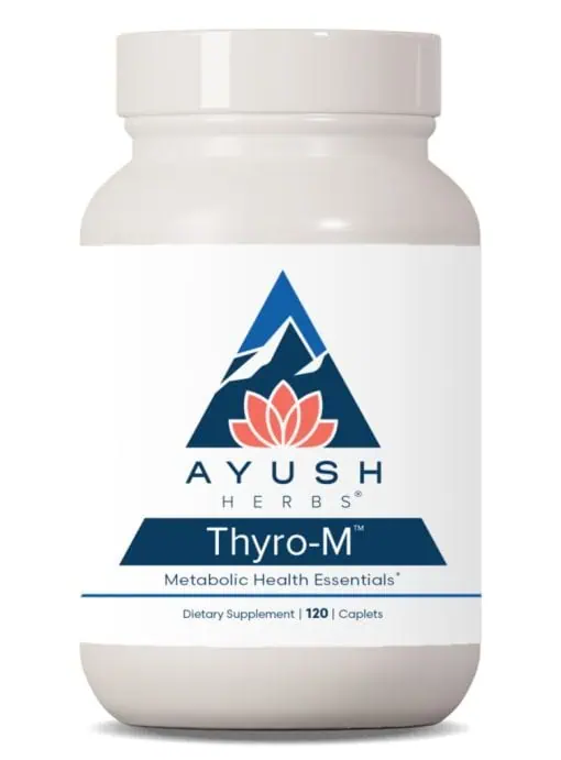Ayush Herbs Thyro-M -- thyroid support, metabolism booster.