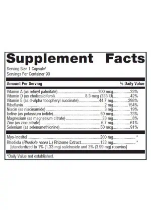 Metagenics Thyrosol(R) Capsules -- thyroid support, stress relief. - Back