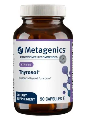 Metagenics Thyrosol(R) Capsules -- thyroid support, stress relief.