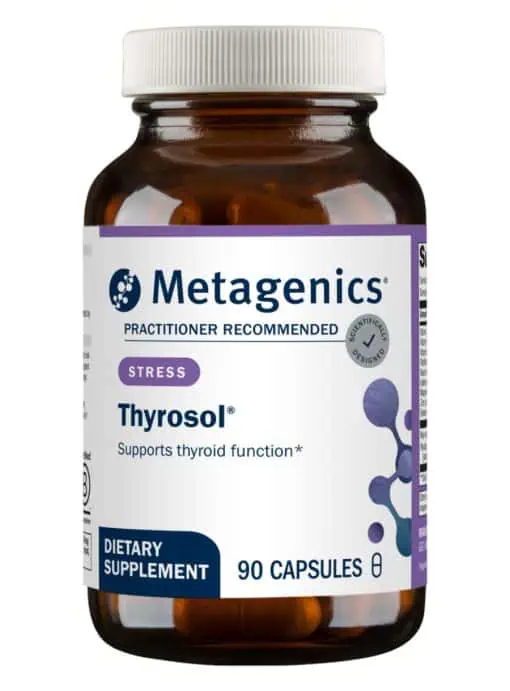 Metagenics Thyrosol(R) Capsules -- thyroid support, stress relief.