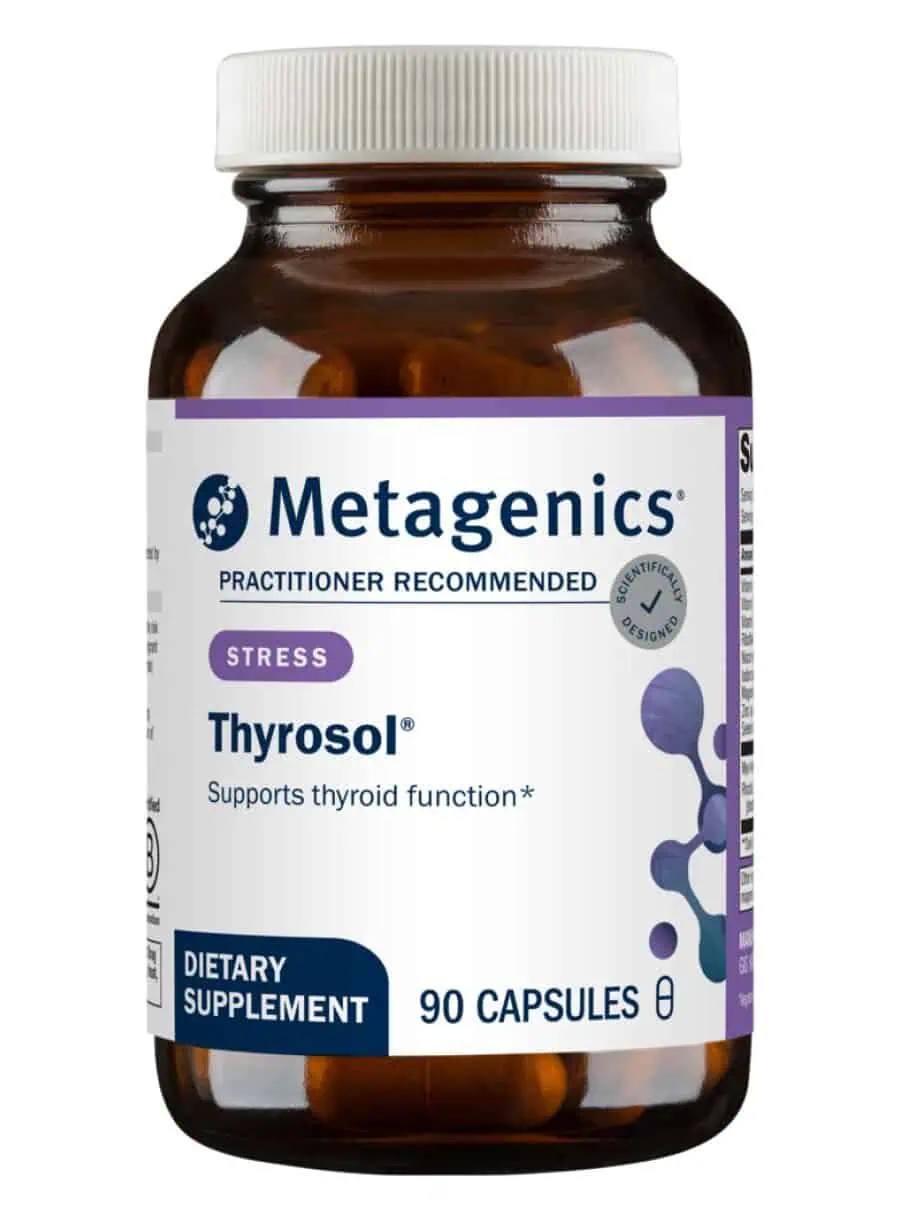 Metagenics Thyrosol(R) Capsules -- thyroid support, stress relief.