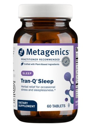 Metagenics Tran-Q Sleep -- sleep supplement, relaxation support.