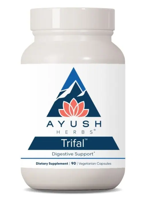 Ayush Herbs Trifal -- digestive support, herbal supplement.