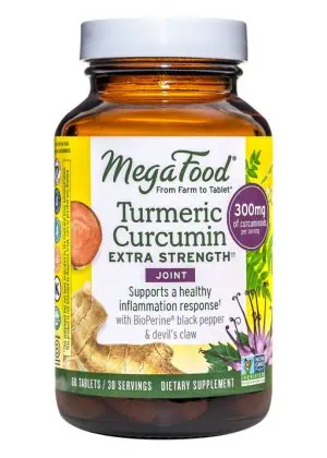 MegaFood Turmeric Curcumin Extra Strength -- turmeric supplement, joint support