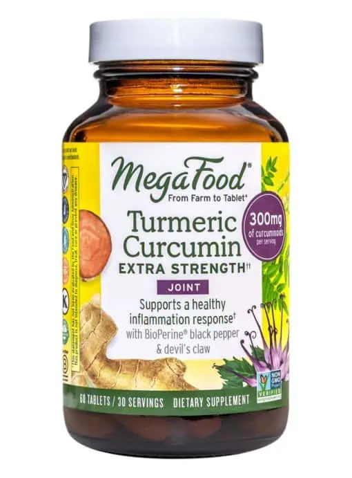 MegaFood Turmeric Curcumin Extra Strength -- turmeric supplement, joint support