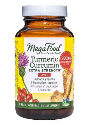 MegaFood Turmeric Curcumin Extra Strength -- turmeric supplement, liver health