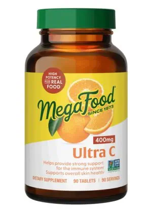 MegaFood Ultra C-400 -- vitamin C supplement, immune support