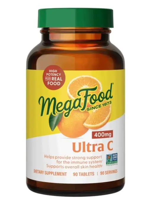 MegaFood Ultra C-400 -- vitamin C supplement, immune support