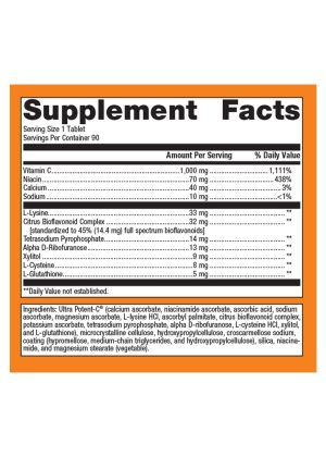 Metagenics Ultra Potent-C(R) 1000 Vitamin C -- vitamin C, immune support - Back