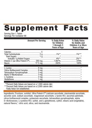 Metagenics Ultra Potent-C(R) Vitamin C Chewable -- vitamin C, immune support - Back