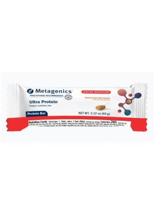 Metagenics Ultra Protein Bar Peanut Butter -- protein bar, meal replacement.