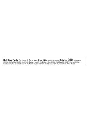 Metagenics Ultra Protein Bar Peanut Butter -- protein bar, meal replacement. - Back