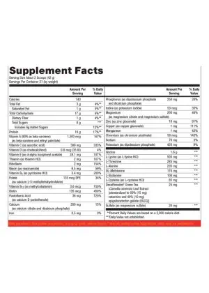 Metagenics UltraClear Plus(R) Detox Powder, Vanilla - Back