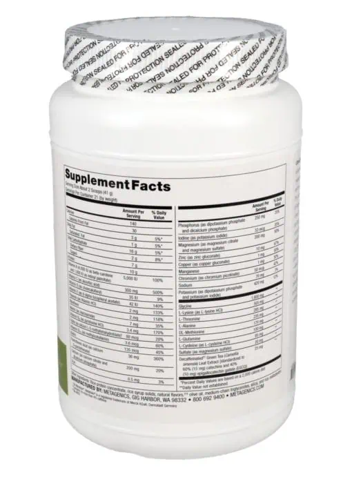 Metagenics UltraClear Plus(R) - Pineapple Banana - Back