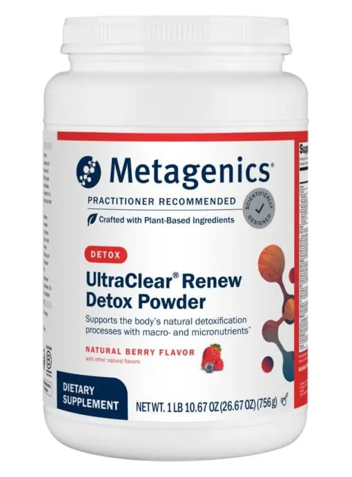 Metagenics UltraClear(R) RENEW, Berry -- detox support, nutritional supplement.