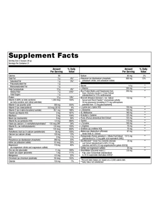 Metagenics UltraClear(R) RENEW -- detox support, nutritional supplement. - Back