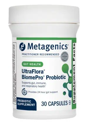 Metagenics UltraFlora(R) BiomePro Probiotic -- probiotic supplement, digestive health