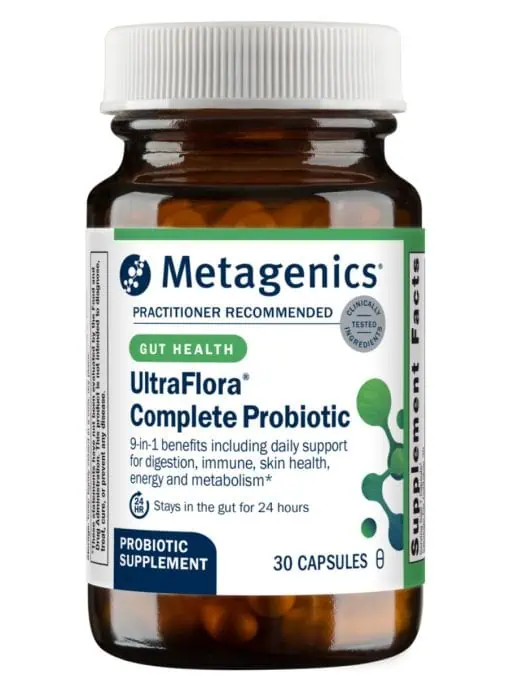 Metagenics UltraFlora(R) Complete Probiotic -- probiotic supplement, digestive health.